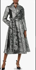 MAKING THE CUT Damen Standard Metallic Jaquard Mantel & Schal Gr. S Neu - Bild 1 von 5