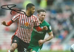 SUNDERLAND: JAKE CLARKE-SALTER SIGNED 6x4 ACTION PHOTO+COA - Picture 1 of 1