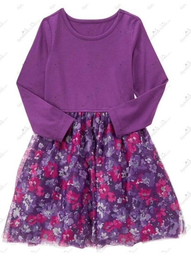 Vestido Gymboree Niñas Talla 10 "Prima Bailarina" Púrpura Floral TuTu Nuevo con Etiquetas Foto 1 de 3