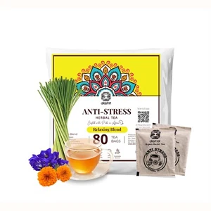80 Anti Stress Tea Bags, Stress Relief Tea For Anxiety & Relaxation, Herbal Tea - Picture 1 of 6