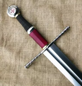 Beautiful Game Of Thrones Custom Handmade Viking Sword With Wood Scabbard - Picture 1 of 2