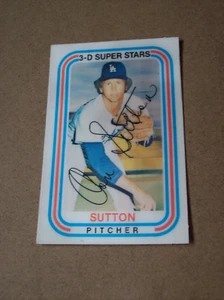 Tarjeta de Don Sutton 1976 Kellogg's 3-D Super Stars #13 casi nueva-como nueva sin grietas - Imagen 1 de 2