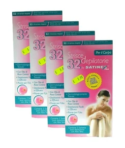 Strisce Depilatorie Corpo - Nuova Formula SatineXPlus (conf. da 16) x4 Conf. - Imagen 1 de 2