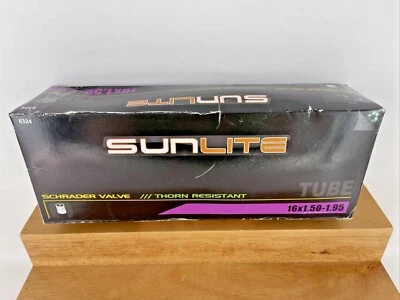 NOS  Tube Sunlite Utility Thorn Resistant 16x1.50-1.95 #6324 Schrader Valve - Image 1 of 4
