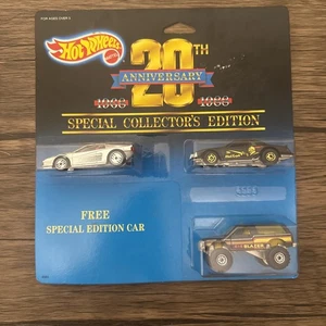 1987 HOT WHEELS MATTEL 20TH ANNIVERSARY SPECIAL COLLECTORS EDITION 3 PACK 4594 - Picture 1 of 3
