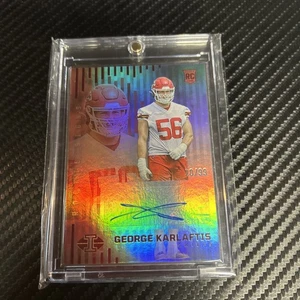 George Karlaftis 2022 Illusions Red Rookie Endorsements Auto 20/99 #RS-GK Chiefs - Bild 1 von 5