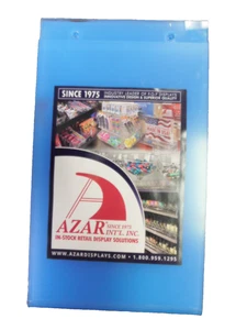 Azar Clear Wall U-Frame 9.5" x 5.5" Vertical With Holes, Box of 10 - Bild 1 von 2