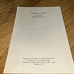 Tetsuya FUJITA- 1957 RECENT STUDIES IN MESOMETEOROLOGY - Japan Meteorology - Picture 1 of 5