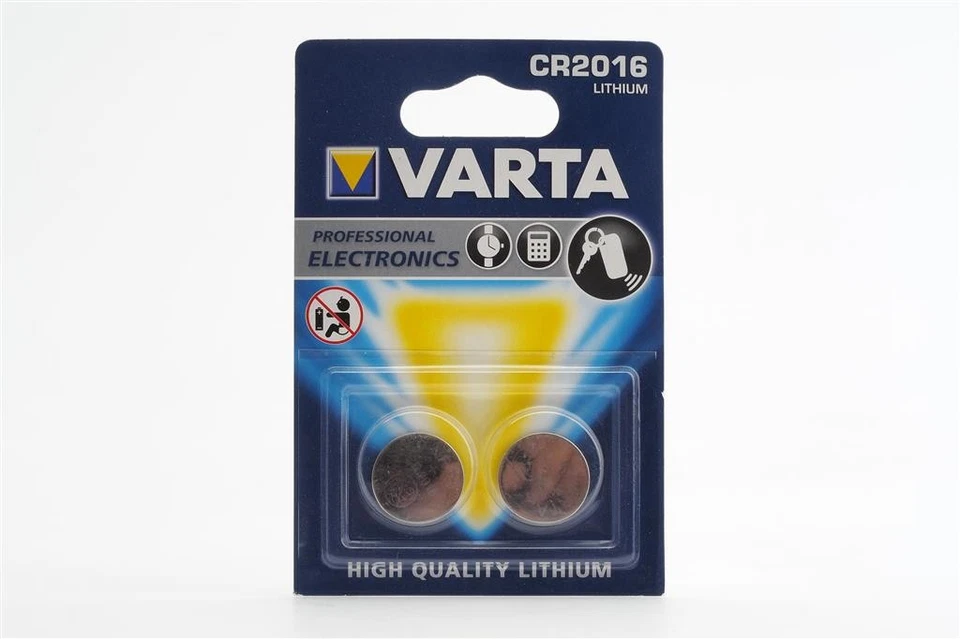 Varta CR2016 Battery 2-Pack 3V Lithium - Image 1 of 1