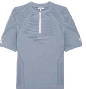 Neu! Reiss Castore Radshirt Herren Medium, schweißableitend, cooler Touch, hellblau - Bild 1 von 7