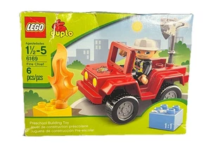 LEGO Duplo (6169) Fire Chief 6 Pcs. Preschool Building Toy 2012 Sealed * Damaged - Picture 1 of 6