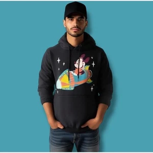 Disneyland Mickey Mouse Astro Orbiter Spirit Jersey Hoodie Mens Sz Large - Picture 1 of 6