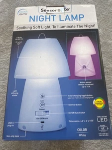SENSOR BRITE LED Night Light Lamp/Motion and light sensing, Color changing - Picture 1 of 3