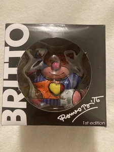 Romero Britto Miniatur Liebesbär Figur #331389 selten zurückgezogen Sammlerstück Mini - Bild 1 von 6