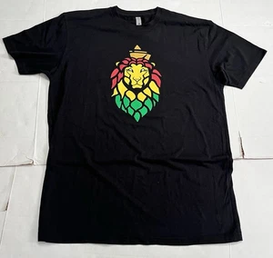Double Mountain Brewery rasta lion hop Oregon t shirt XL - Picture 1 of 10