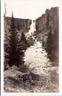 Rppc North Clear Creek Falls, Rio Grand National Forest Colorado- Photo Postcard