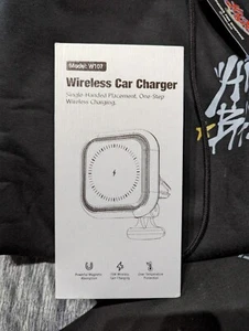 NUEVO 15W Magnético Carga Rápida Inalámbrico Cargador Coche Montaje Modelo - W107 - Imagen 1 de 2