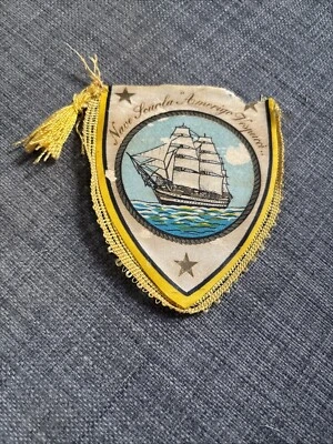 Vecchio Gagliardetto Nave Scuola Amerigo Vespucci  - Immagine 1 di 2