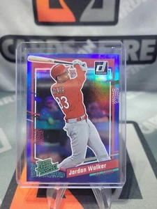 Jordan Walker 2023 Donruss Carolina Blue Holo Foil Parallel #114 - Cardinals - Picture 1 of 2