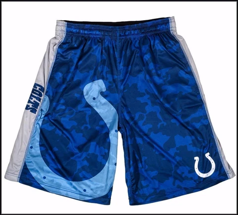 Indianapolis Colts Men's Polyester Athletic Shorts - SMALL Cover