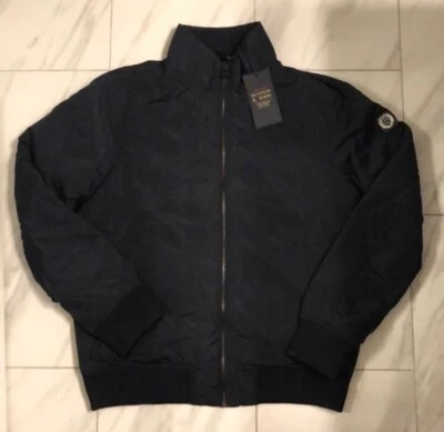 Scotch and Soda Men's Bomber Jacket Navy Blue $198 New - Image 1 of 4