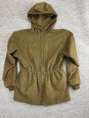 Zero Restriction Golf Outerwear Jacket Women's S Green Hooded Zip Made In USA - Image 1 of 4