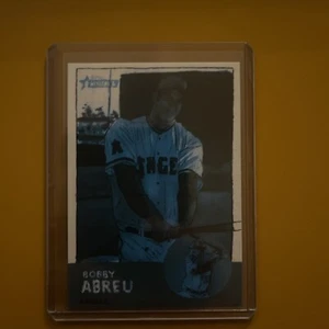 2022 Topps Spotlight 70 II Andy Friedman Bobby Abreu Color Test Print 1/1 - Picture 1 of 3