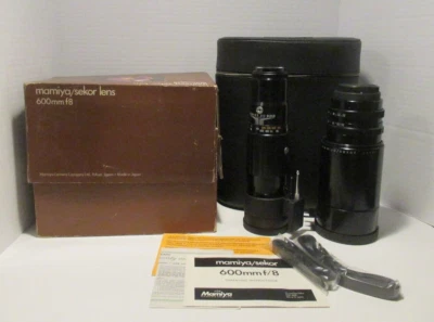 Mamiya Sekor 600 mm f/8 Camera Lens For DSX, MSX, DTL or TL Series Tokyo Japan - Image 1 of 4