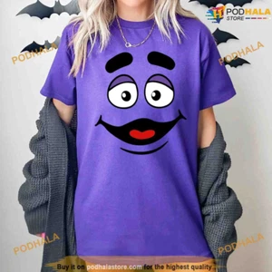 Grimace Face Halloween Costume Shirt For Women Men - Picture 1 of 4