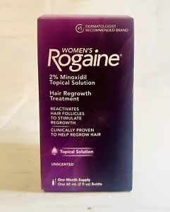 Women’s Rogaine 2% Minoxidil, Topical Solution-1 Month; Exp 06/28/FREE SHIPPING - Picture 1 of 1
