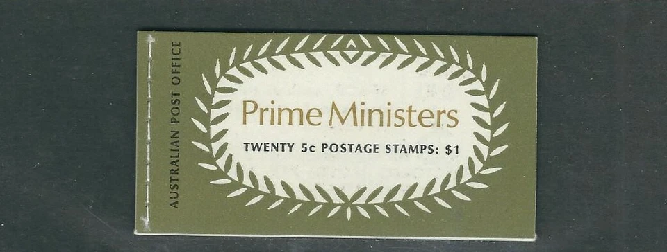 AUSTRALIA 1969 PRIME MINISTERS BOOKLET complete (Ed - V69/3) VF MNH - Image 1 of 1