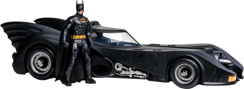 McFarlane DC Multiverse Batman & Batmobile Gold Label Amazon EXCLUSIVE PREORDER Cover