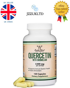 Double Wood Supplements Quercetin with Bromelain - 120 Count
