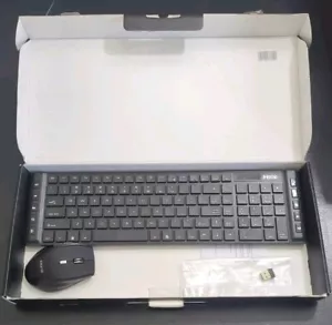 IHome Wireless Keyboard/Mouse Bundle Black Windows 10 Compatible Tested - Picture 1 of 3