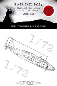 Ki-21 Sally I/II Nat. ins. & Markings for 1/72 Revell - DEAD Design VM72151 NEW - Imagen 1 de 2