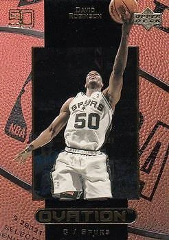 1999-00 Upper Deck Ovation #49 David Robinson - Image 1 of 2