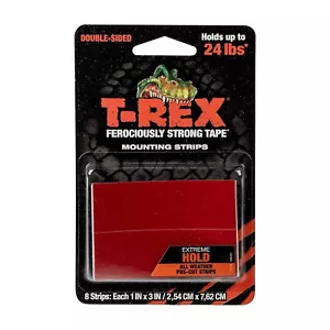 Tiras de montaje Shurtape T-REX Extreme Hold Mounting Strips Cinta Doble Cara - Imagen 1 de 2