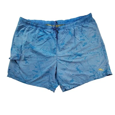 Tommy Bahama Board Shorts Para Hombres 2XB Azul Floral Natación Surf Bañador Foto 1 de 4