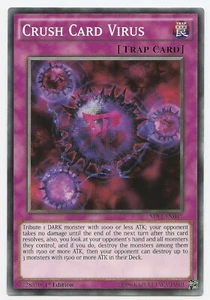 Crush Card Virus MIL1-EN047 Yu-Gi-Oh Card 1st Edition New - Picture 1 of 3