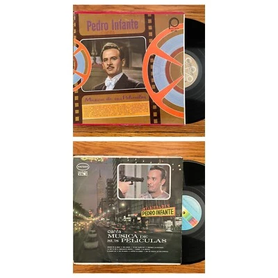 PEDRO INFANTE Canta Musica De Sus Peliculas  3-LP (NM) + Vol 2 (EX) MEXICO - Image 1 of 4