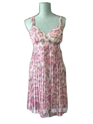 INC International Concepts Silk pink Leopard Women's  Dress Size 4 - Image 1 of 4
