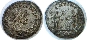 276-282 AD Roman Imperial Probus Jupiter With Globe BI Antoninianus - Picture 1 of 3