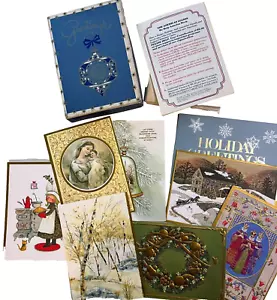 SCATOLA VINTAGE AUGURI CARTOLINE DI NATALE, LEGIONE AMERICANA - Foto 1 di 5