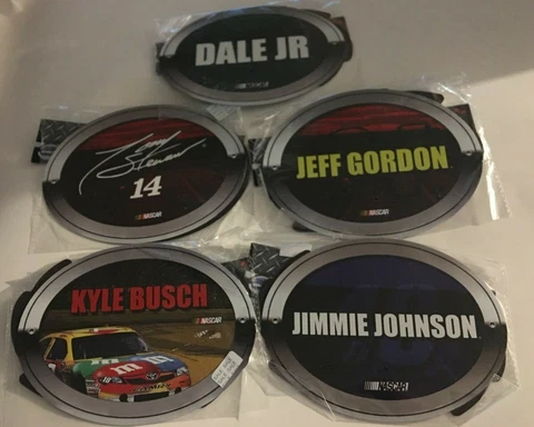 NASCAR MAGNETS DALE JR, TONY STEWART, JEFF GORDON, KYLE BUSCH, JIMMIE JOHNSON Cover