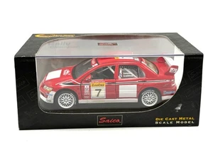 2002# SAICO MITSUBISHI 1:32 LANCER EVO VII DELECOUR NEW IN BOX # GV - Foto 1 di 5