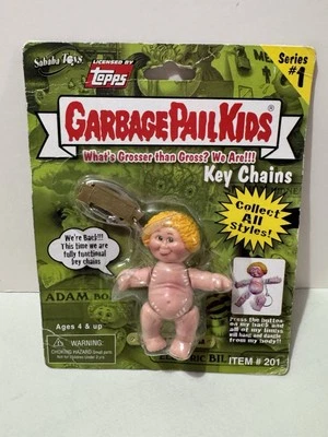 Topps Sababa Toys CUBO DE BASURA NIÑOS Serie #1 Llaveros Arte Aparte Billete Eléctrico Foto 1 de 4