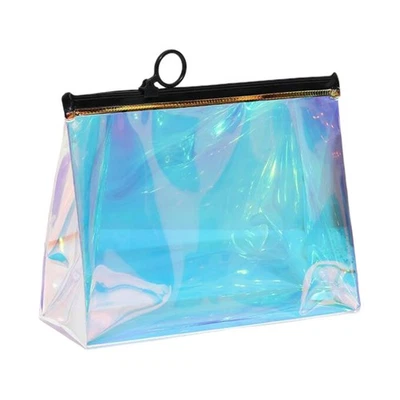  Pochette Maquillage Transparente Trousse De Voyage Sac Beauté Toilette - Photo 1/4