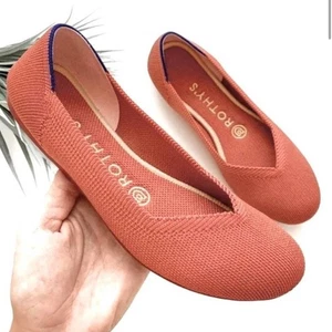 Rothys the round toe size 8 cooper woman’s flat shoes - Picture 1 of 12