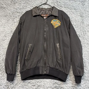 Warner Bros. Size XL Black Sichel Promotional Bomber Jacket Feature Animation - Picture 1 of 6