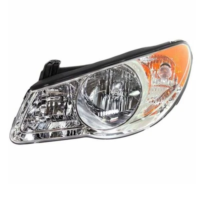 CAPA for 2007-2010 Elantra Front Left Headlights Amber & Clear Plastic Q Foto 1 de 4